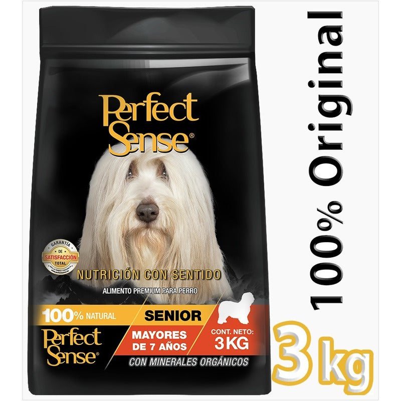 Alimento Perfect Sense Para Perro Senior De Raza Grande En Bolsa De 3kg