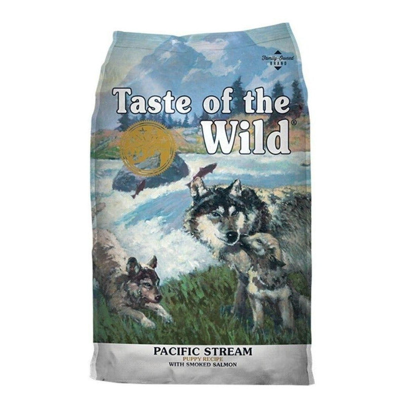 Alimento Taste Of The Wild Pacific Stream Puppy Para Perro Cachorro Sabor Salmón Ahumado En Bolsa De 2.26kg