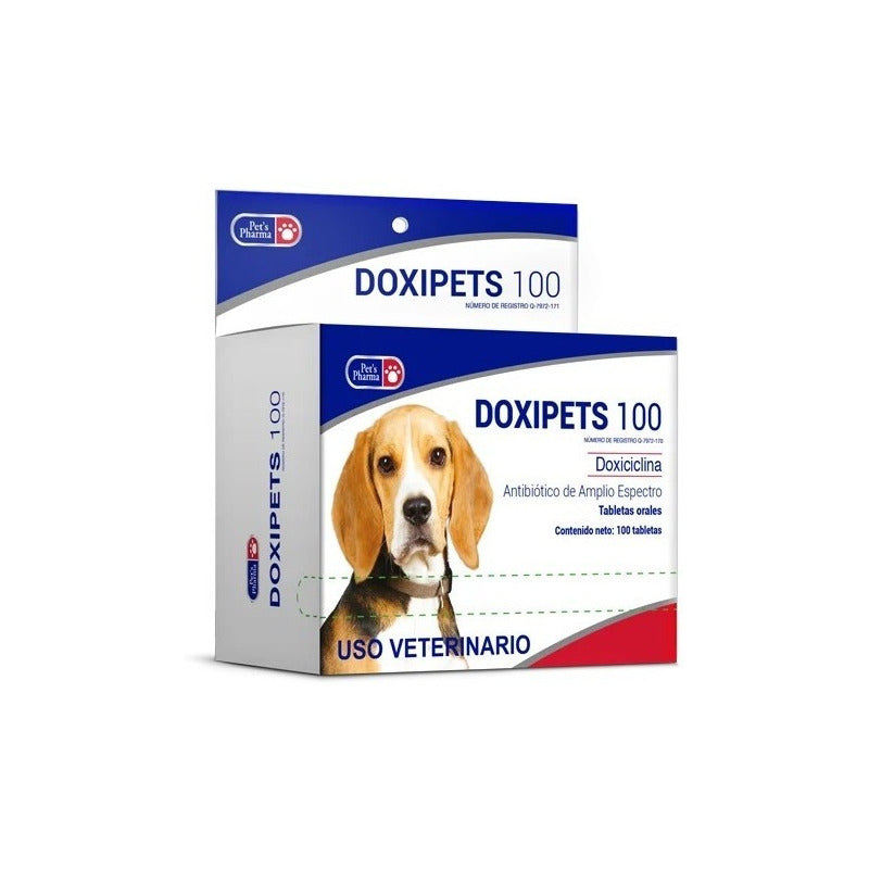 Pets Pharma Doxipets 100 (doxiciclina) Perros/gatos 100 Tab