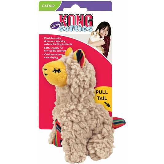Kong Holiday Softies Scrattles Llama Para Gato Catnip