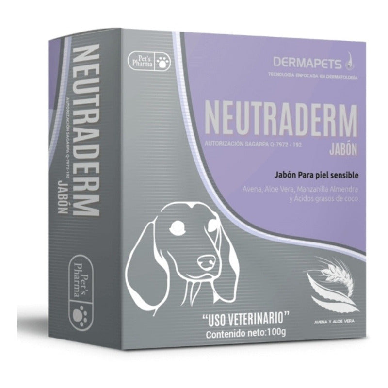 Neutraderm Jabón Para Perros 100 G Pets Pharma